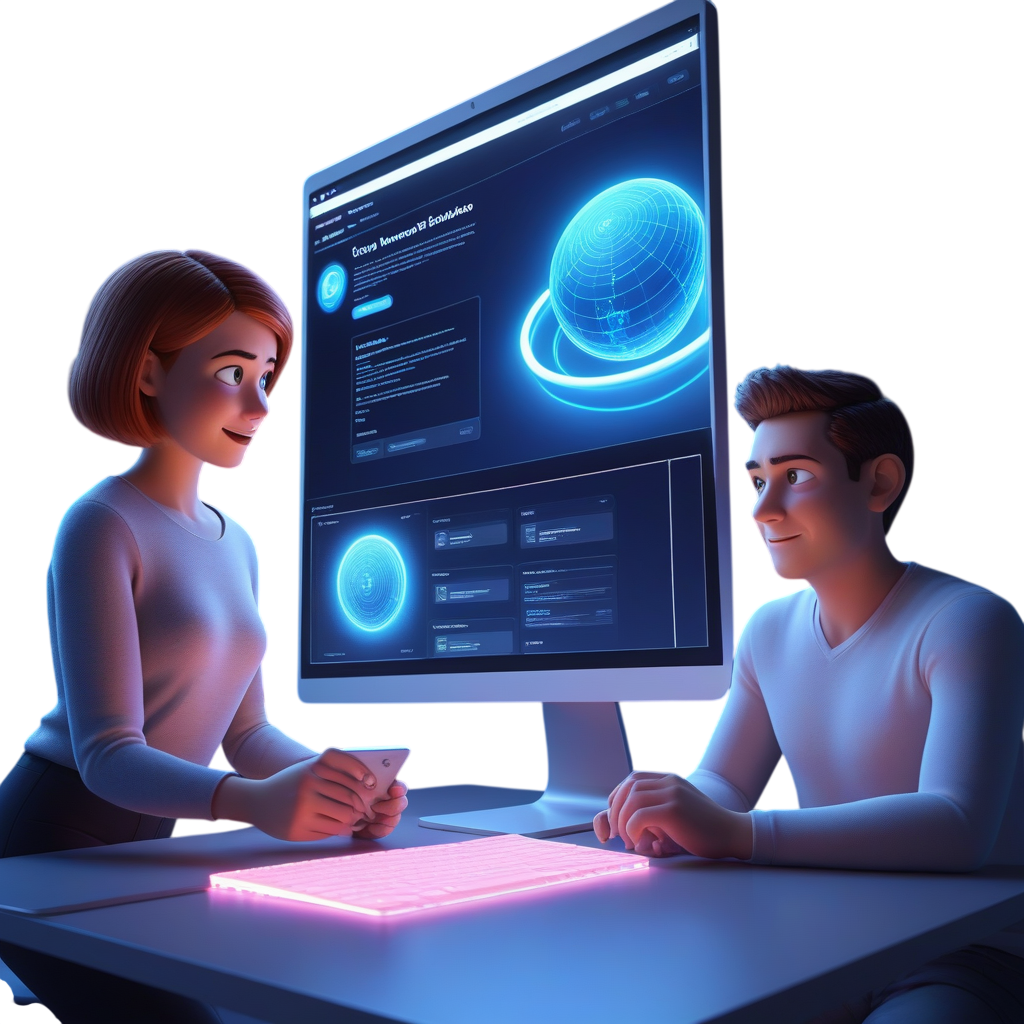 html5 Web Design — Hero Visual for WebeezLogic