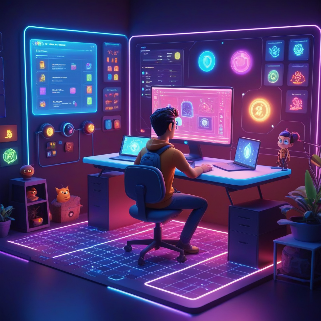 Creative Web Design — Hero Visual for WebeezLogic