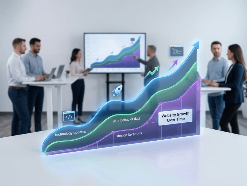 Website Growth Over Time webeezlogic