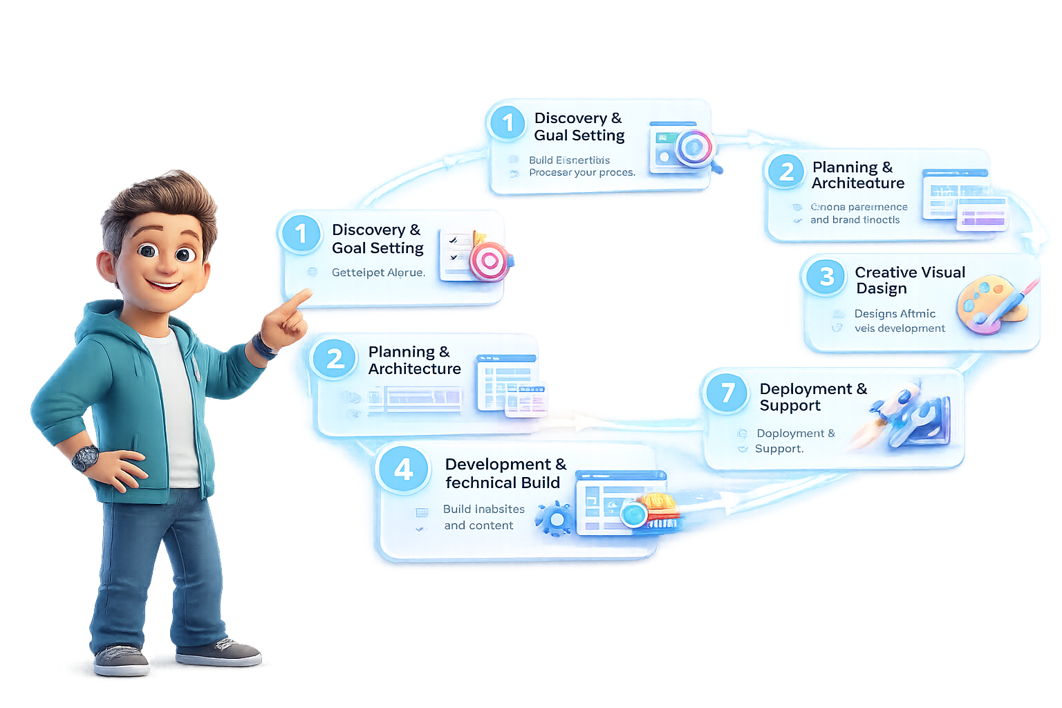 Website Redesign — Hero Visual for WebeezLogic
